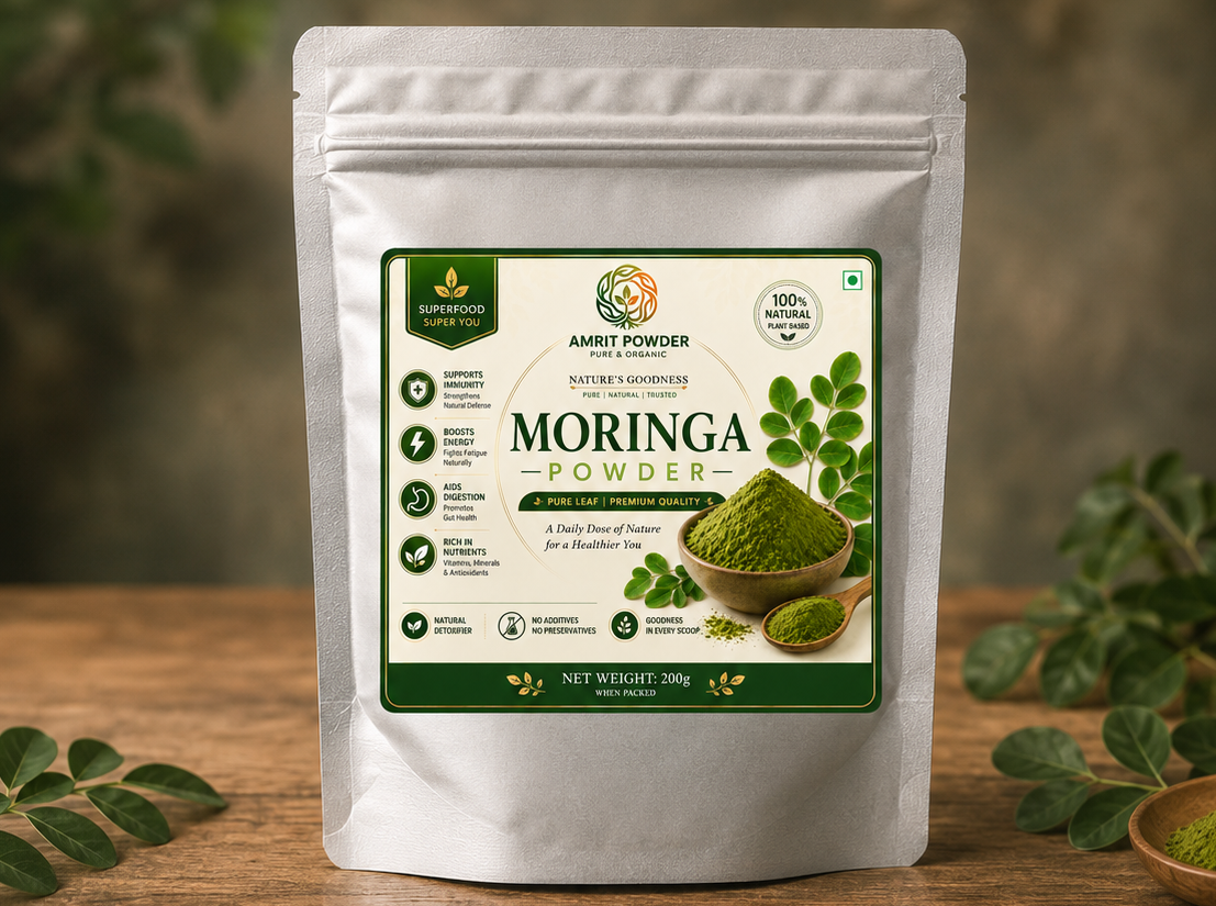 100% Organic Moringa Leaf Powder